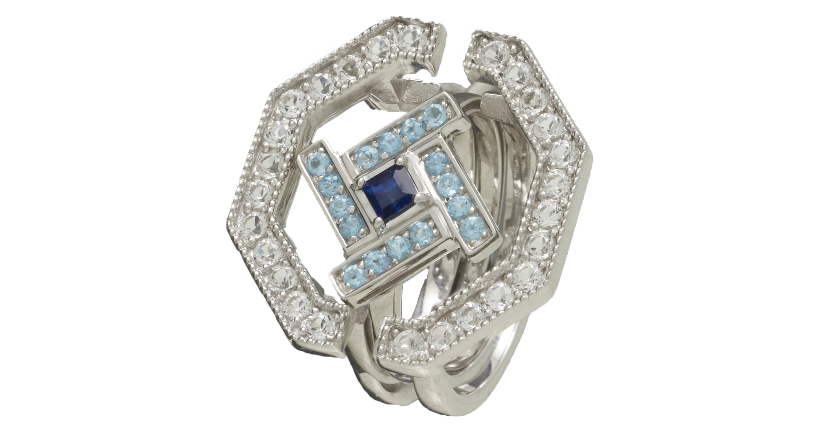 singapore jeweller carrie k heritage fine jewellery collection Heritage Styled Ring Sapphire