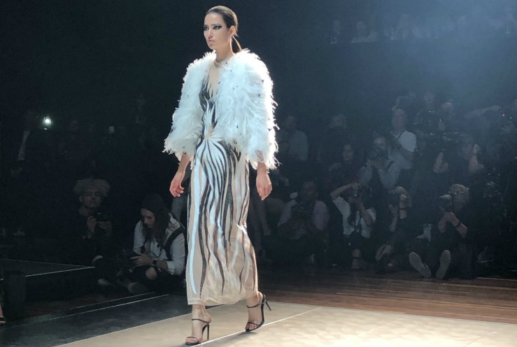 A Classic Carla collection 2 evening feathers